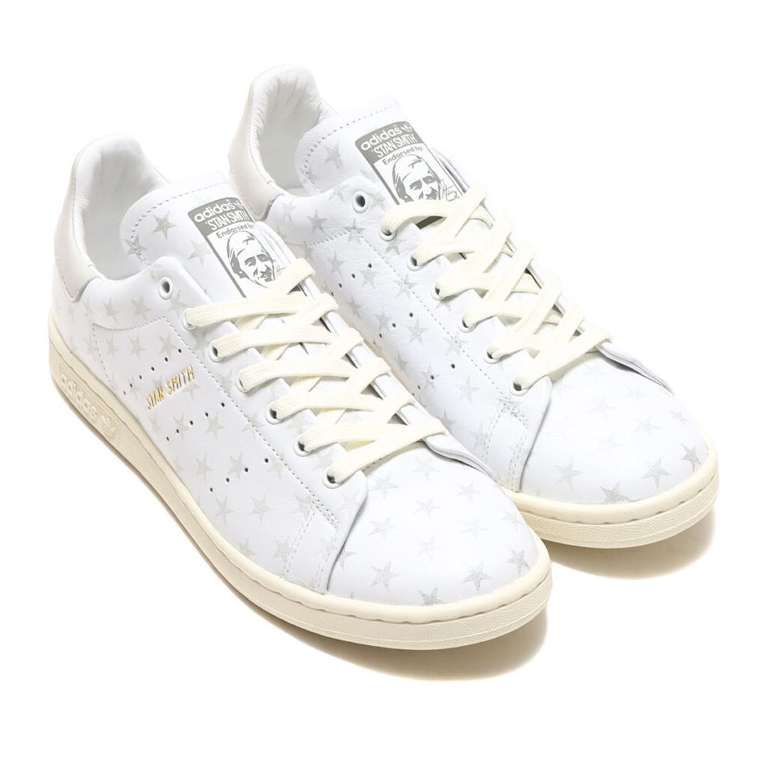 【国内 4/18、4/25 発売】atmos × adidas Originals STAN SMITH LUX “Star Print/White” (アトモス アディダス オリジナルス スタンスミス ラックス “スタープリント/ホワイト”) [IF9990]