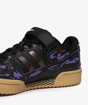 SVD SIVASDESCALZO × adidas Consortium FORUM LOW "Core Black/Purple Rush" (アディダス コンソーシアム フォーラム ロー "コアブラック/パープルラッシュ") [IF7902]