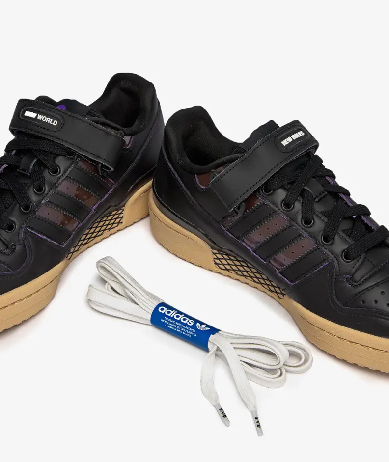 SVD SIVASDESCALZO × adidas Consortium FORUM LOW “Core Black/Purple Rush” (アディダス コンソーシアム フォーラム ロー “コアブラック/パープルラッシュ”) [IF7902]