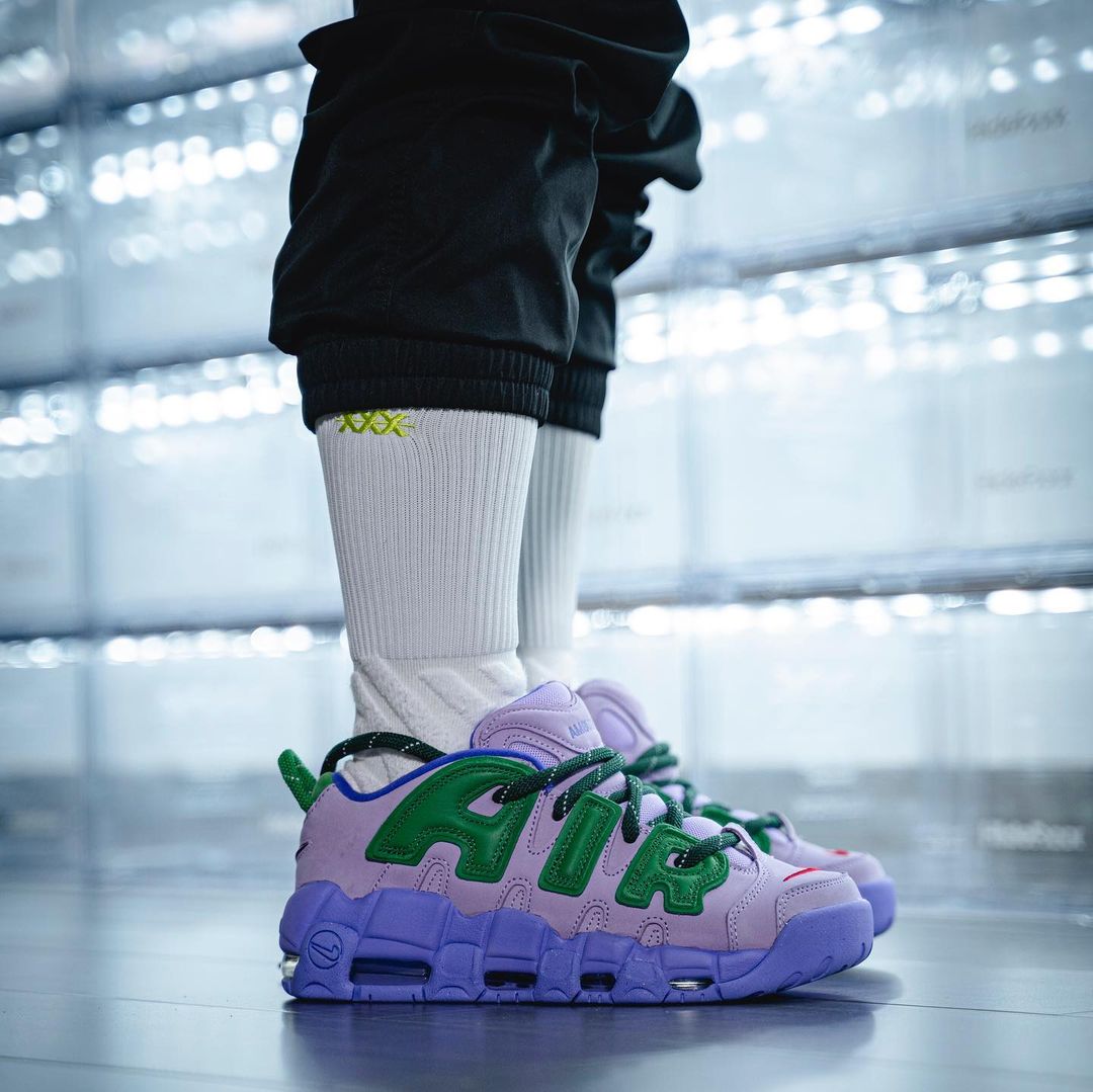 【国内 8/4、10/6 発売予定】AMBUSH x NIKE AIR MORE UPTEMPO LOW (アンブッシュ ナイキ エア モア アップテンポ ロー) [FB1299-001/FB1299-200/FB1299-500]