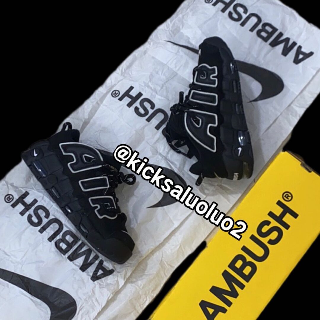 【国内 8/4、10/6 発売予定】AMBUSH x NIKE AIR MORE UPTEMPO LOW (アンブッシュ ナイキ エア モア アップテンポ ロー) [FB1299-001/FB1299-200/FB1299-500]