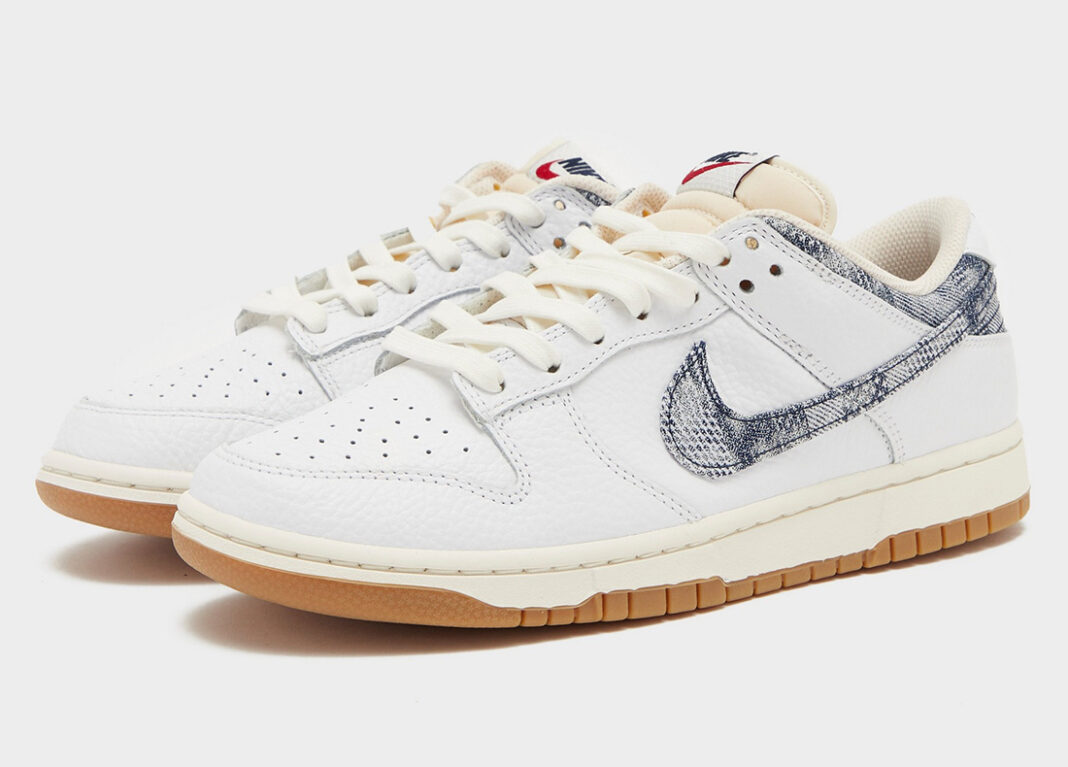 海外 7/4 発売予定！ナイキ ダンク ロー “ウォッシュドデニム” (NIKE DUNK LOW “Washed Denim”) [FN6881-100]