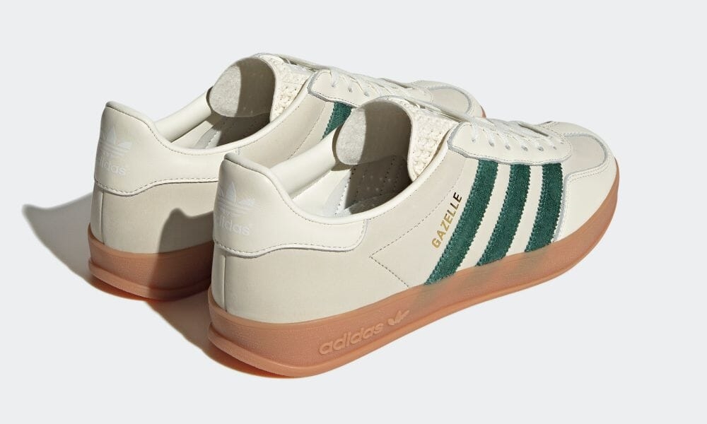 【国内 4/20 発売】adidas Originals GAZELLE INDOOR “White/Dark Green” (ノア アディダス オリジナルス ガゼル インドア “ホワイト/ダークグリーン”) [ID2567]