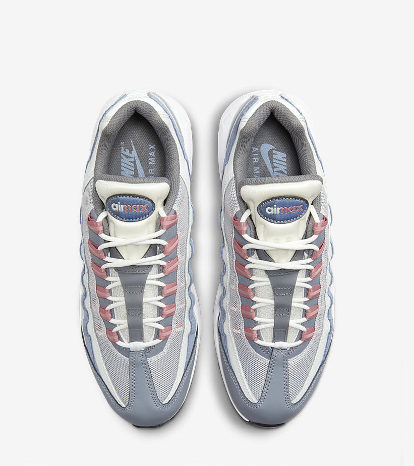 【6/15~ NIKEアプリ先行販売】ナイキ エア マックス 95 “ヴァストグレー/レッドスターダスト” (NIKE AIR MAX 95 “Vast Grey/Red Stardust”) [DM0011-008]