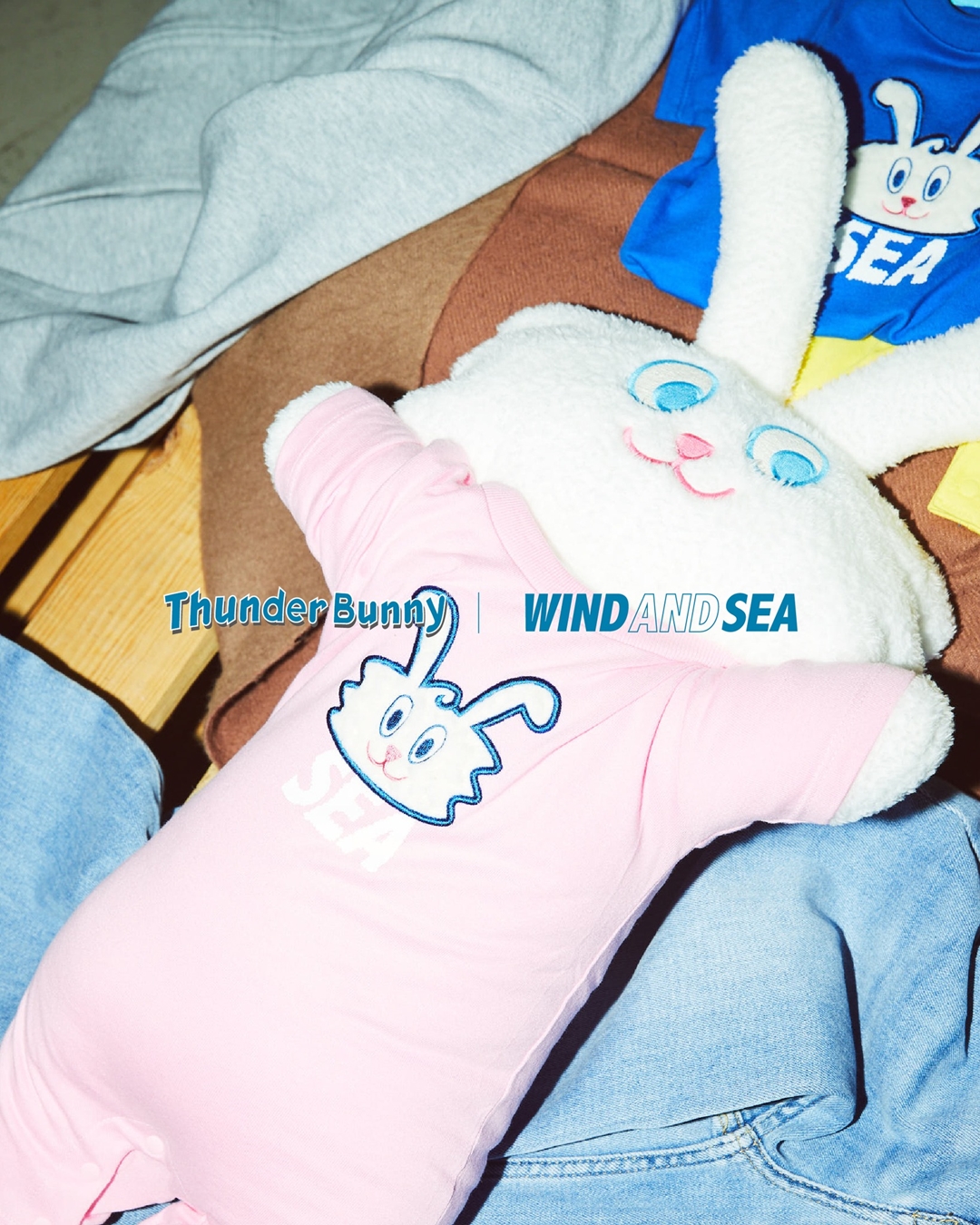 4/8 発売！パラッパラッパーのデザイナー作「Thunder Bunny」x WIND AND SEA コラボレーション (サンダーバニー ウィンダンシー)