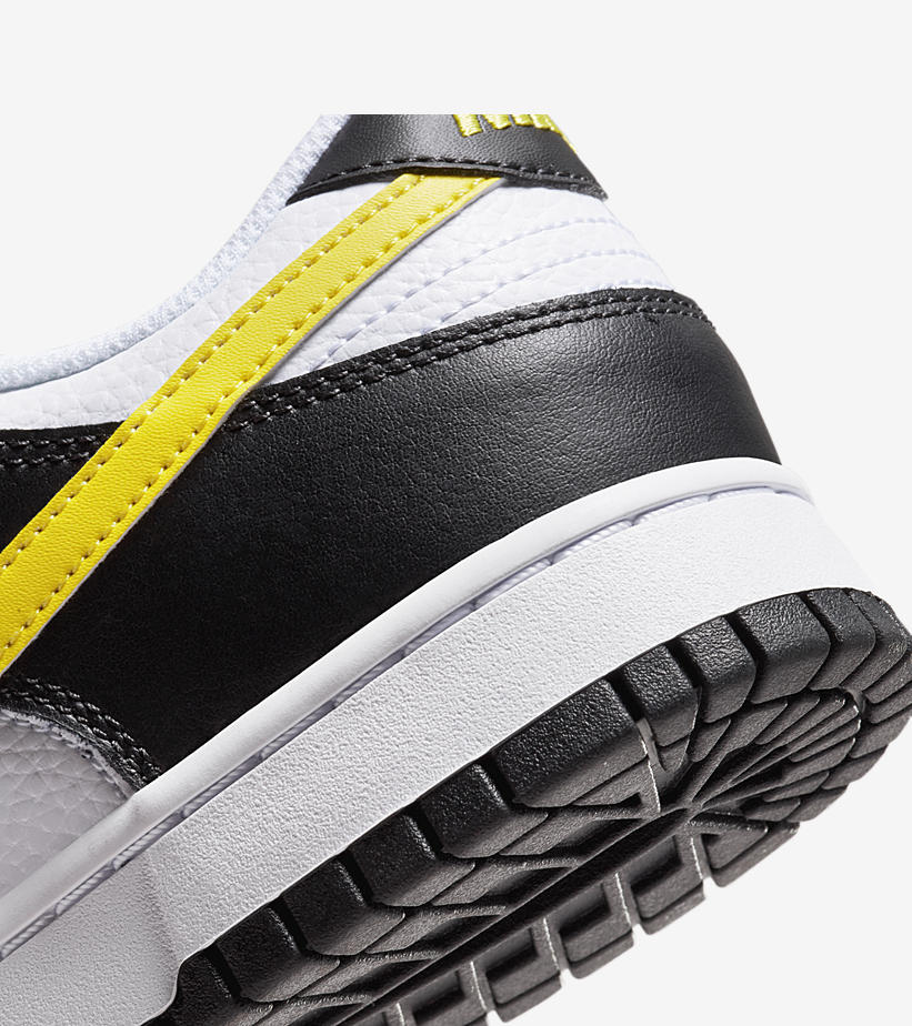 海外 7/11 発売予定！ ナイキ ダンク ロー “ホワイト/ブラック/イエロー” (NIKE DUNK LOW “White/Black/Yellow”) [FQ2431-001]