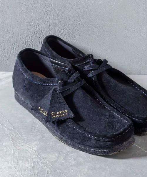 CLARKS × BEAUTY&YOUTH 別注 WALLABEE NAVYが4/8 発売 (クラークス ワラビー ビューティアンドユース)