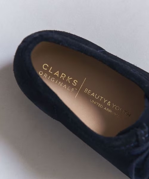 CLARKS × BEAUTY&YOUTH 別注 WALLABEE NAVYが4/8 発売 (クラークス ワラビー ビューティアンドユース)