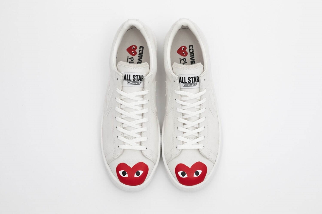 プレイ・コム デ ギャルソン × コンバース プロレザー が5/3 発売 (PLAY COMME des GARCONS CONVERSE PRO LEATHER)