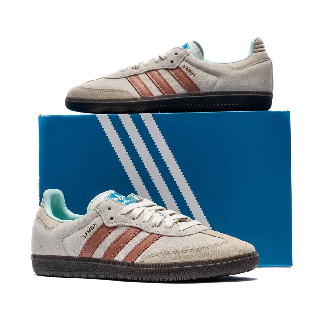 【国内 5/12 発売】アディダス オリジナルス サンバ “クリスタルホワイト/クレイストラータ” (adidas Originals SAMBA OG “Crystal White/Clay Strata”) [ID2047]