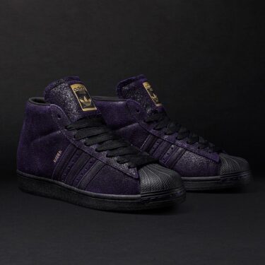 【国内 4/28 発売】Kader Sylla × adidas skateboarding PRO MODEL ADV "Black/Deep Purple" (ケイダー・シイラ アディダス スケートボーディング プロモデル ミッド ADV “ブラック/ディープパープル”) [IE4310]