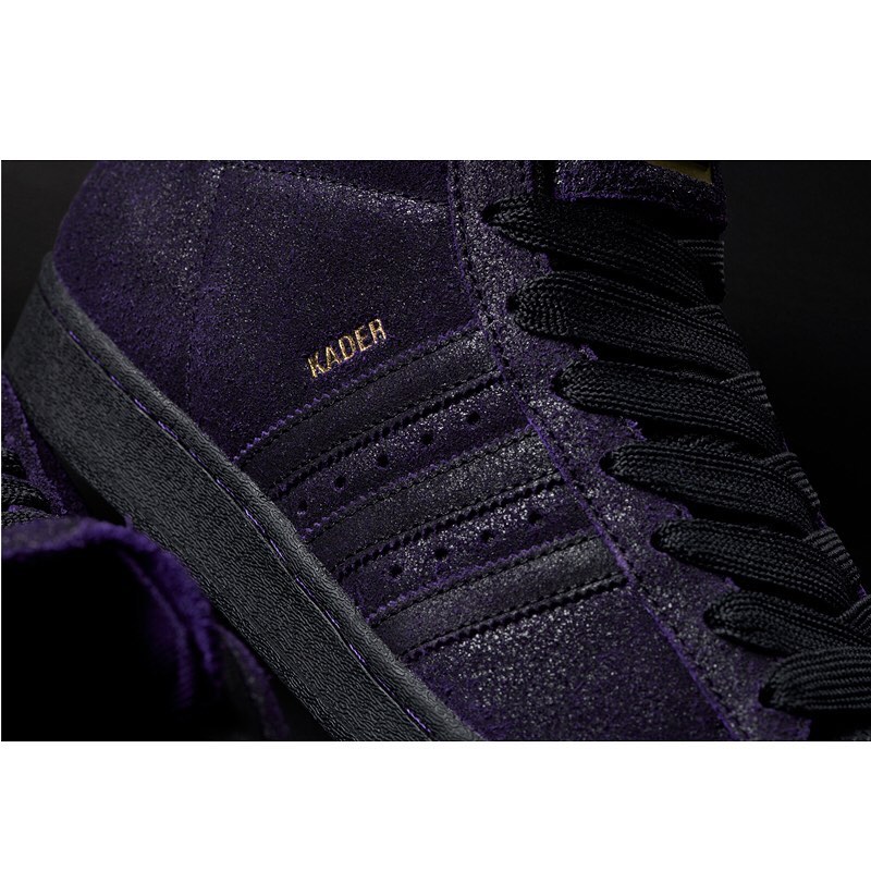 【国内 4/28 発売】Kader Sylla × adidas skateboarding PRO MODEL ADV “Black/Deep Purple” (ケイダー・シイラ アディダス スケートボーディング プロモデル ミッド ADV “ブラック/ディープパープル”) [IE4310]