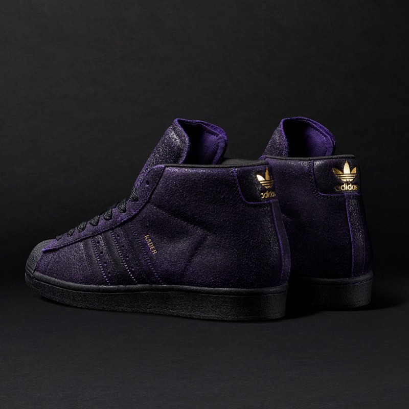 【国内 4/28 発売】Kader Sylla × adidas skateboarding PRO MODEL ADV “Black/Deep Purple” (ケイダー・シイラ アディダス スケートボーディング プロモデル ミッド ADV “ブラック/ディープパープル”) [IE4310]