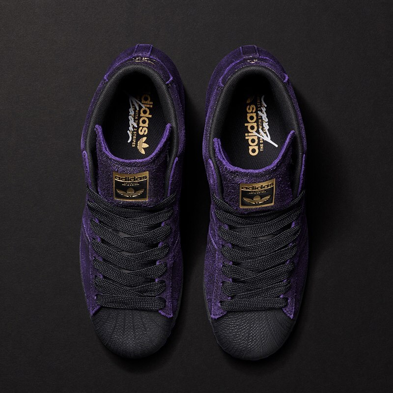 【国内 4/28 発売】Kader Sylla × adidas skateboarding PRO MODEL ADV “Black/Deep Purple” (ケイダー・シイラ アディダス スケートボーディング プロモデル ミッド ADV “ブラック/ディープパープル”) [IE4310]