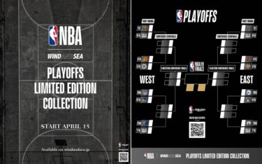 4/15 発売！WIND AND SEA x NBA PLAYOFFS LIMITED EDTION COLLECTION (ウィンダンシー エヌビーエー プレイオフ リミテッド エディション コレクション)