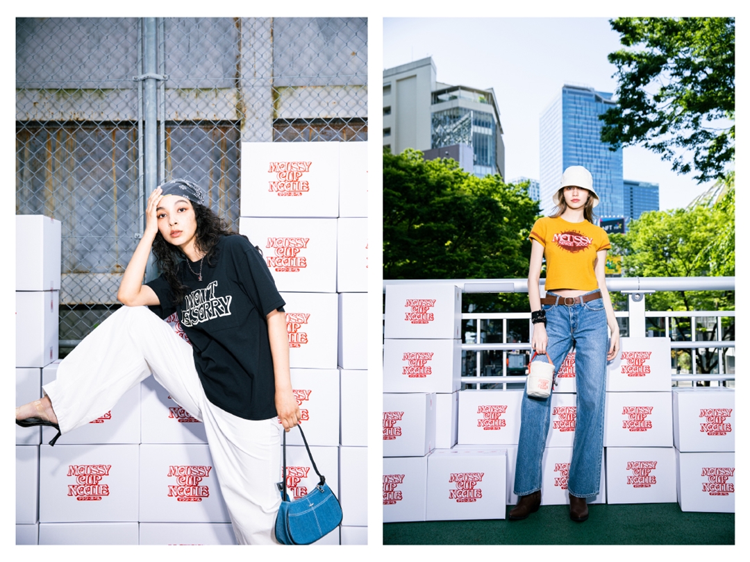 MOUSSY × カップヌードルとのコラボレーションアイテムが5/18 発売 (マウジー)