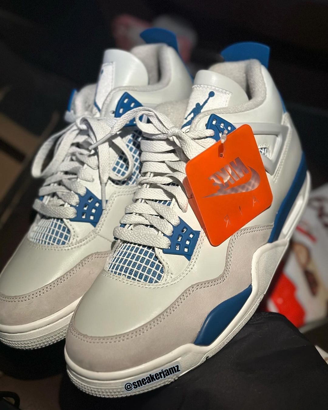 【2024年 5/4 発売】ナイキ エア ジョーダン 4 ”インダストリアルブルー” (NIKE AIR JORDAN 4 “Industrial Blue”) [FV5029-141]