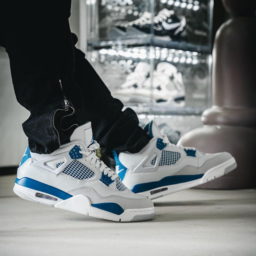 【2024年 5/4 発売】ナイキ エア ジョーダン 4 ”インダストリアルブルー” (NIKE AIR JORDAN 4 “Industrial Blue”) [FV5029-141]