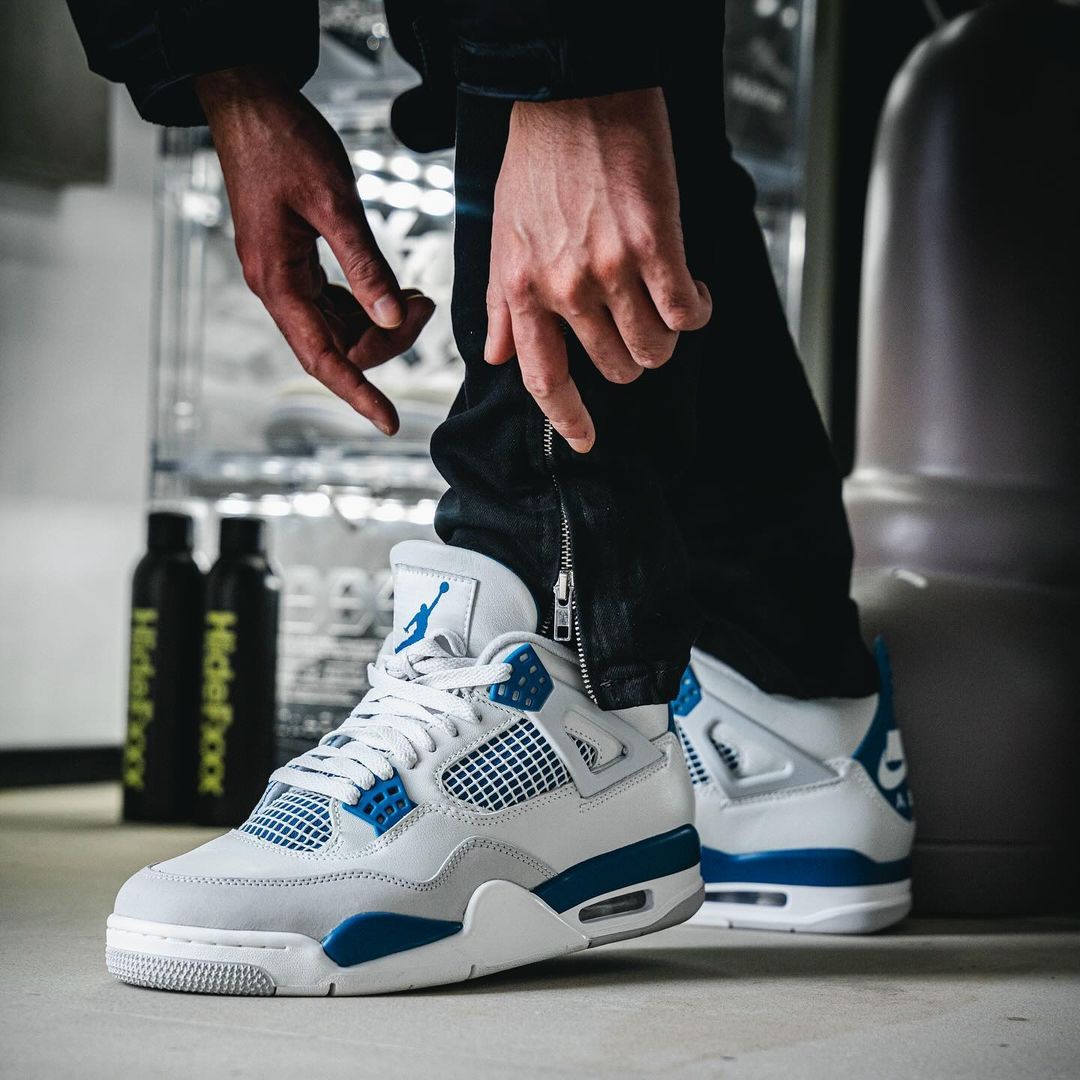 【2024年 5/4 発売】ナイキ エア ジョーダン 4 ”インダストリアルブルー” (NIKE AIR JORDAN 4 “Industrial Blue”) [FV5029-141]