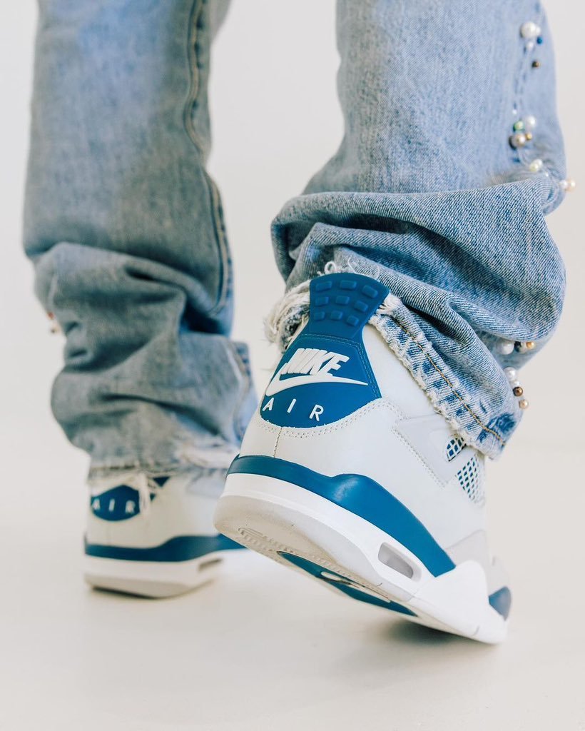 【2024年 5/4 発売】ナイキ エア ジョーダン 4 ”インダストリアルブルー” (NIKE AIR JORDAN 4 “Industrial Blue”) [FV5029-141]