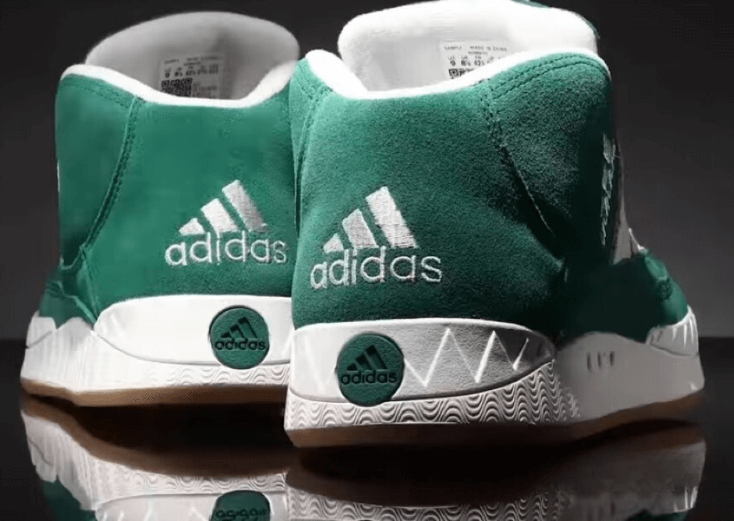 【国内 5/13 発売】atmos × adidas Originals ADIMATIC MID “Collegiate Green” (アディダス オリジナルス アディマティック ミッド “カレッジグリーン”) [IE0022]