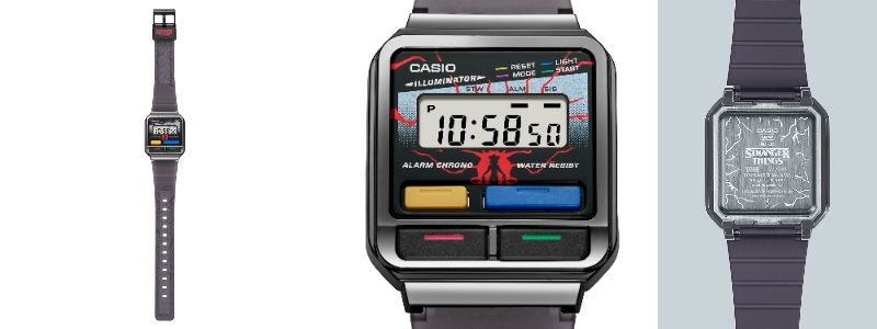 CASIO × Netflix「ストレンジャー・シングス」とのコラボデジタルウオッチ「A120WEST」が6/9 発売 (カシオ Stranger Things)