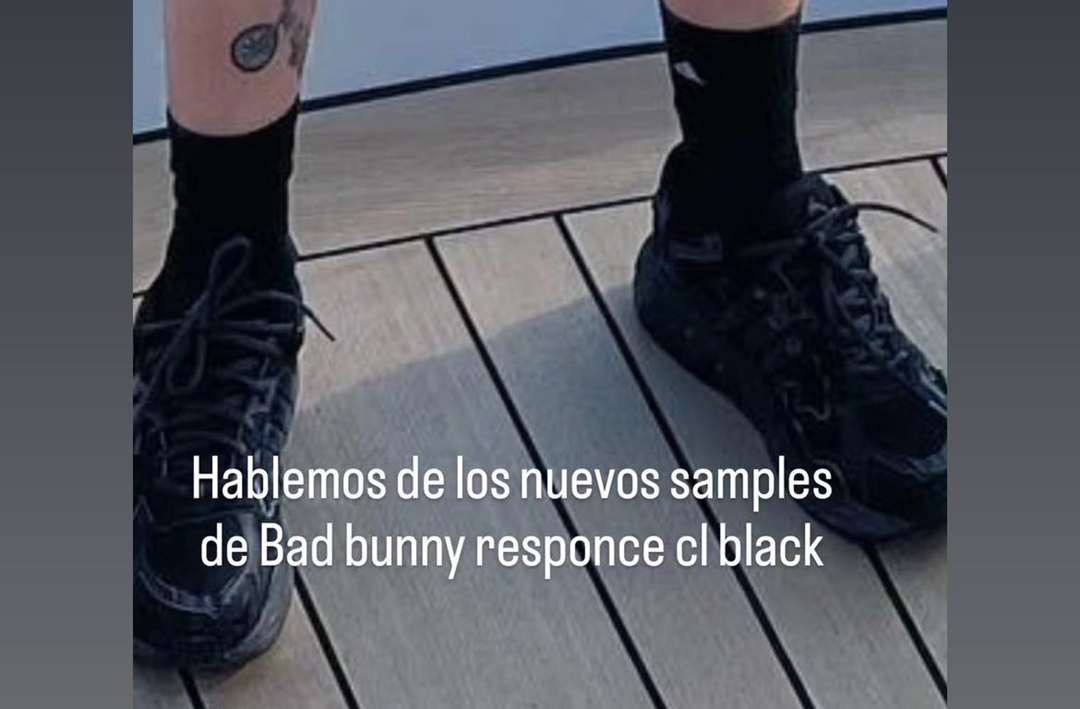 【国内 6/24 発売】バッドバニー × アディダス オリジナルス レスポンス CL “コアブラック” (BAD BUNNY adidas Originals RESPONSE CL “Core Black”) [ID0805]