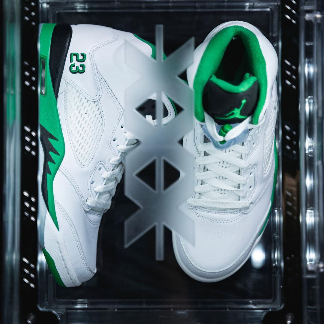 【2024年 2/24 発売】ナイキ ウィメンズ エア ジョーダン 5 レトロ “ラッキーグリーン″ (NIKE WMNS AIR JORDAN 5 RETRO “Lucky Green”) [DD9336-103]