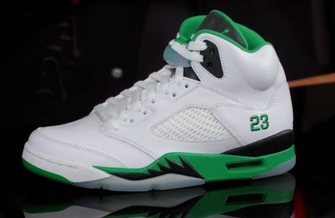 【2024年 2/24 発売】ナイキ ウィメンズ エア ジョーダン 5 レトロ “ラッキーグリーン″ (NIKE WMNS AIR JORDAN 5 RETRO “Lucky Green”) [DD9336-103]