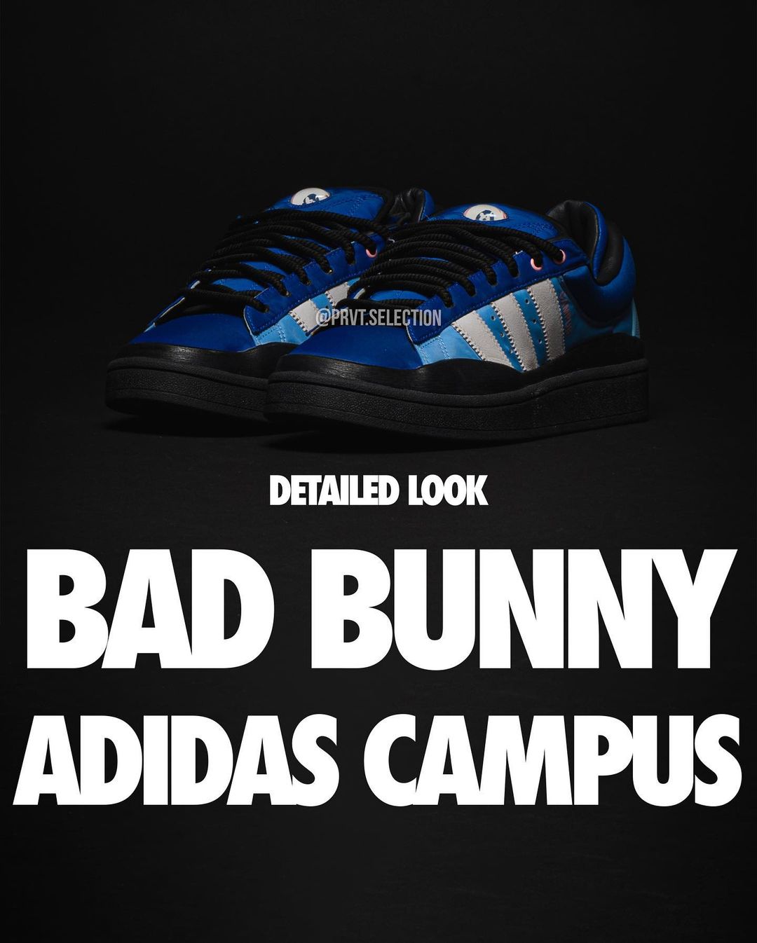 Bad Bunny × adidas Originals CAMPUS “Blue” (バッド・バニー アディダス オリジナルス キャンパス “ブルー”)