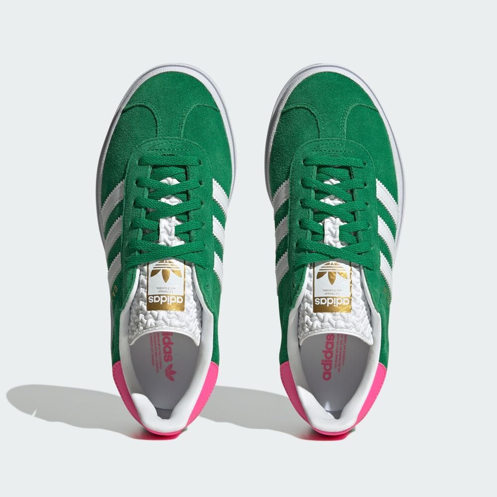 【国内 6/1 発売】adidas Originals GAZELLE BOLD “Green/White/lucid pink” (アディダス オリジナルス ガゼルボールド “グリーン/フットウェアホワイト/ルシッドピンク”) [IG0455]