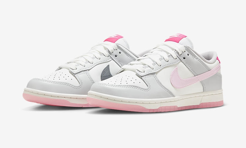 2023年 発売予定！ナイキ ダンク ロー “520/ホワイト/グレー/ピンク” (NIKE DUNK LOW “520/White/Grey ...