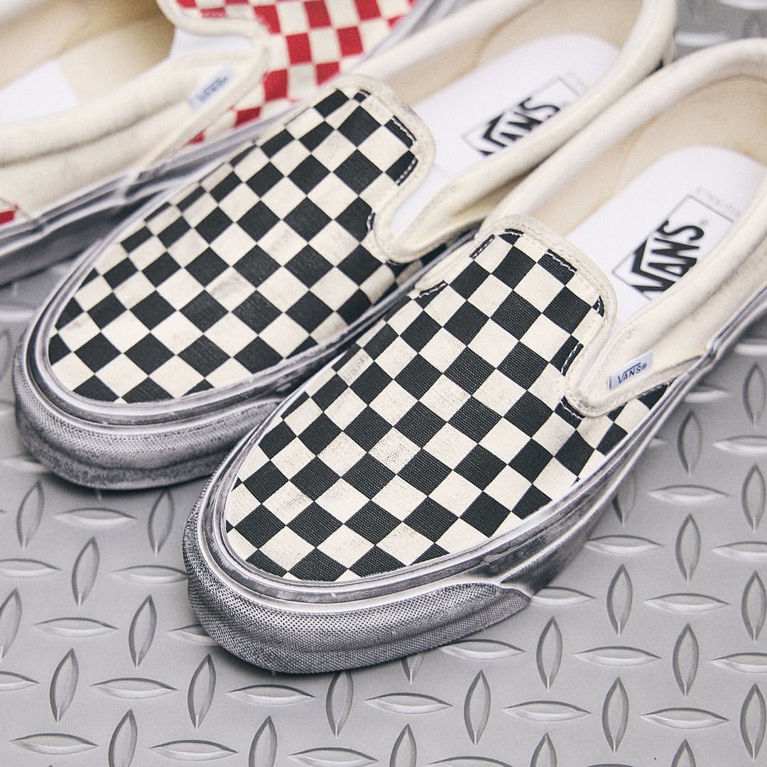 【国内 5/11 発売】VANS VAULT “STRESSED” OG SK8-HI LX/OG CLASSIC SLIP-ON LX (バンズ ヴォルト “ストレスド” スケートハイ/クラシックスリッポン)