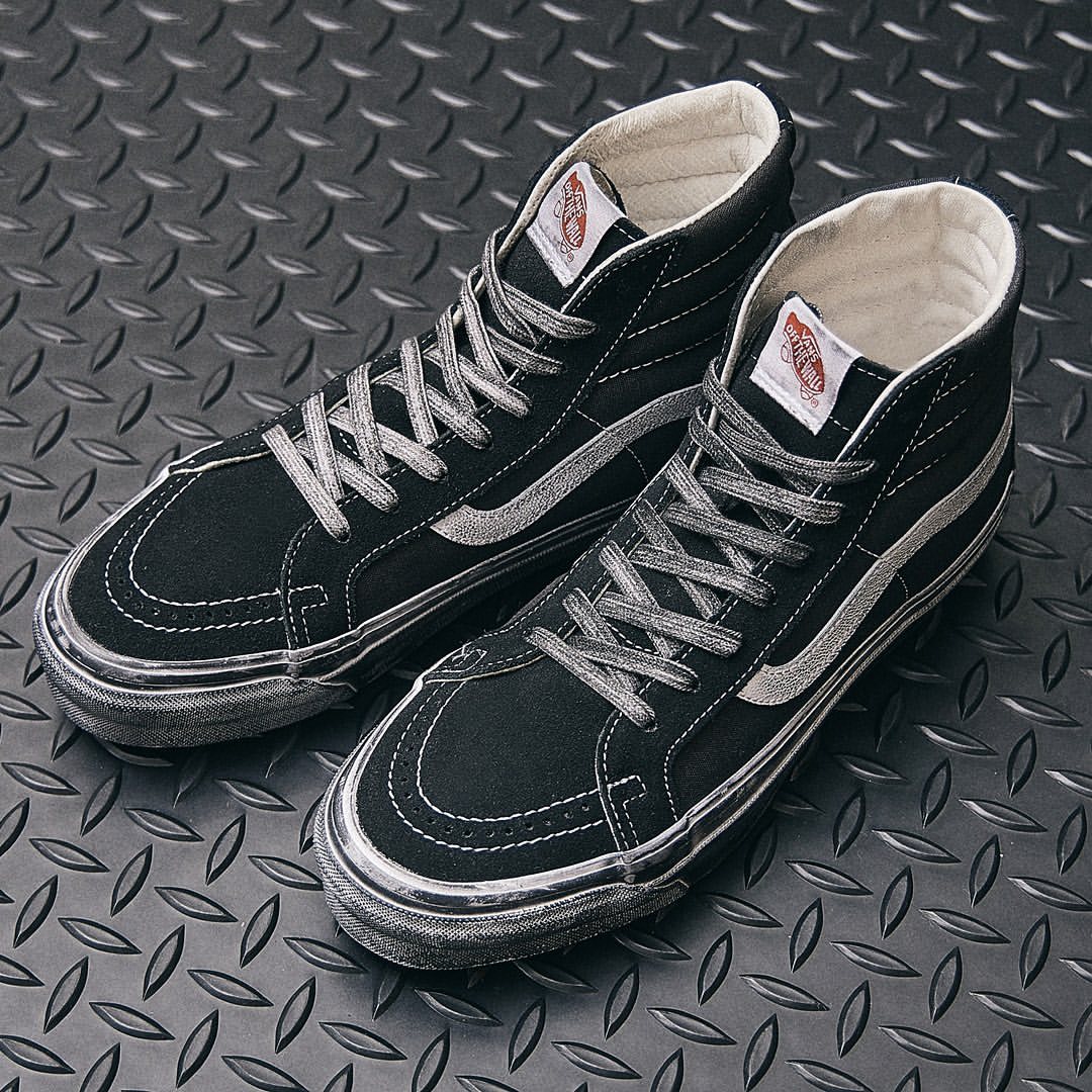 【国内 5/11 発売】VANS VAULT “STRESSED” OG SK8-HI LX/OG CLASSIC SLIP-ON LX (バンズ ヴォルト “ストレスド” スケートハイ/クラシックスリッポン)