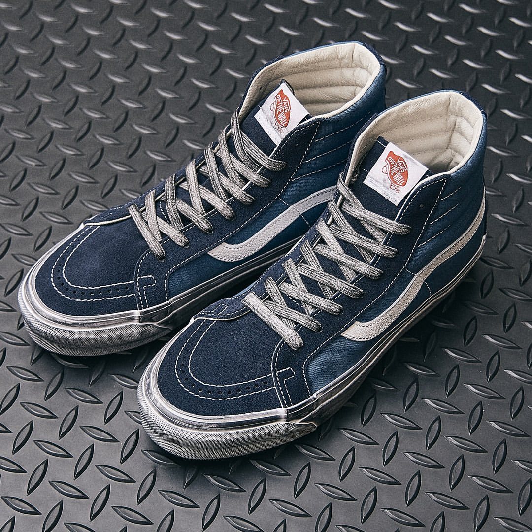 【国内 5/11 発売】VANS VAULT “STRESSED” OG SK8-HI LX/OG CLASSIC SLIP-ON LX (バンズ ヴォルト “ストレスド” スケートハイ/クラシックスリッポン)