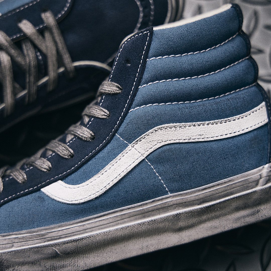 【国内 5/11 発売】VANS VAULT “STRESSED” OG SK8-HI LX/OG CLASSIC SLIP-ON LX (バンズ ヴォルト “ストレスド” スケートハイ/クラシックスリッポン)