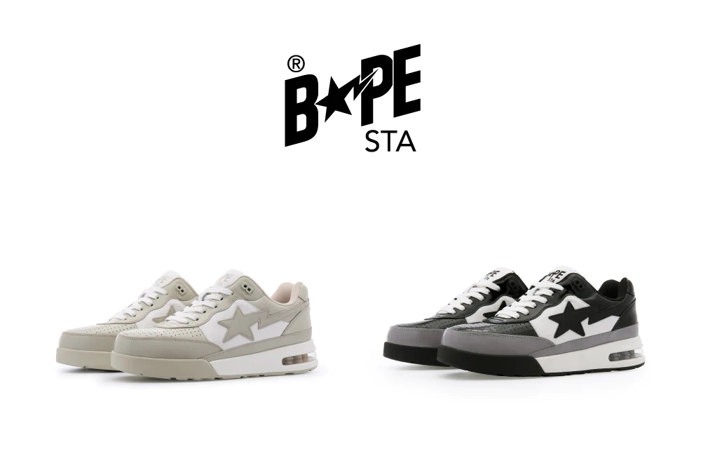 A BATHING APE から美しい切り替えのディテールが施された、ROAD STAの新作が5/12、5/13 発売 (ア ベイシング エイプ)