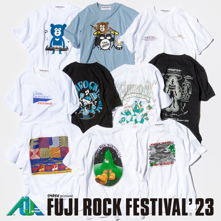 フジロック 23 × ビームス コラボTEEが 6月下旬発売 (FUJI ROCK FESTIVAL 2023 BEAMS)