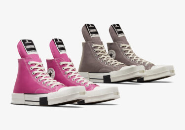 海外 5/16 発売！Rick Owens Drkshdw × CONVERSE TURBODRK CHUCK 70 LACELESS HIGH TOP “Dust/Hot Pink” (リック・オウエンス・ダークシャドウ コンバース ターボダーク チャック 70) [A03938C/A05685C]