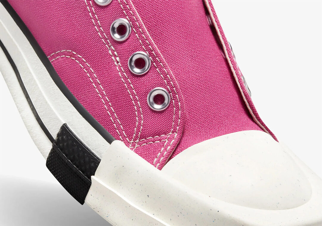 海外 5/16 発売！Rick Owens Drkshdw × CONVERSE TURBODRK CHUCK 70 LACELESS HIGH TOP “Dust/Hot Pink” (リック・オウエンス・ダークシャドウ コンバース ターボダーク チャック 70) [A03938C/A05685C]