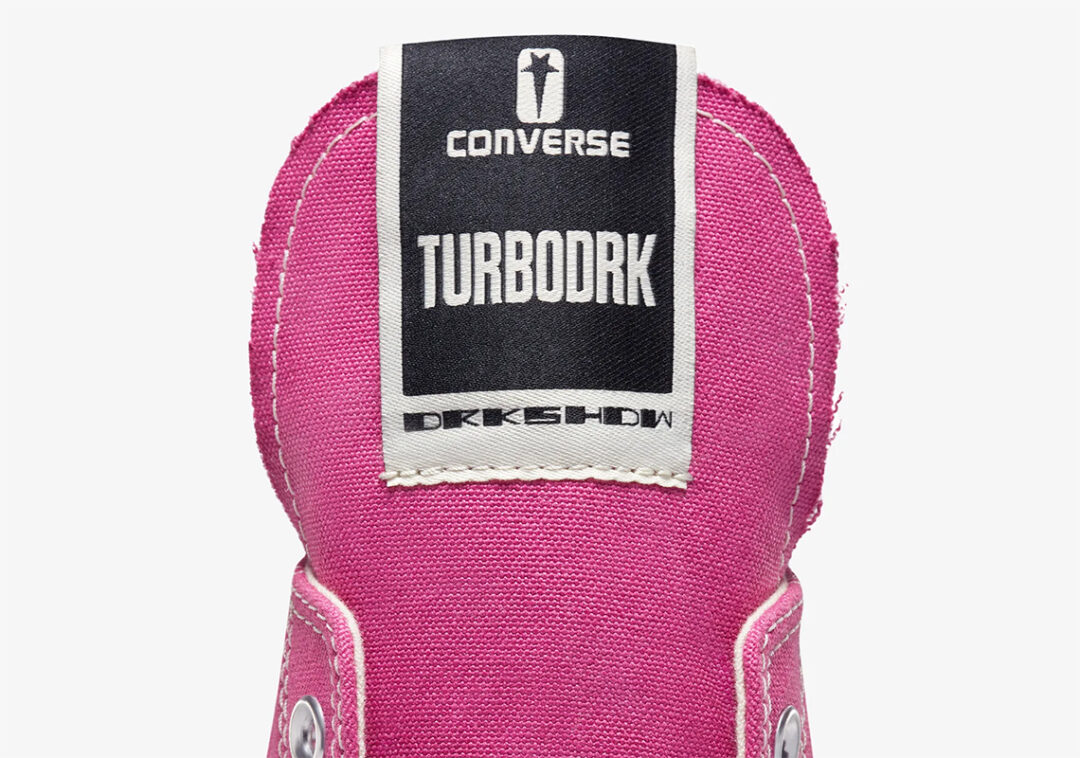 海外 5/16 発売！Rick Owens Drkshdw × CONVERSE TURBODRK CHUCK 70 LACELESS HIGH TOP “Dust/Hot Pink” (リック・オウエンス・ダークシャドウ コンバース ターボダーク チャック 70) [A03938C/A05685C]