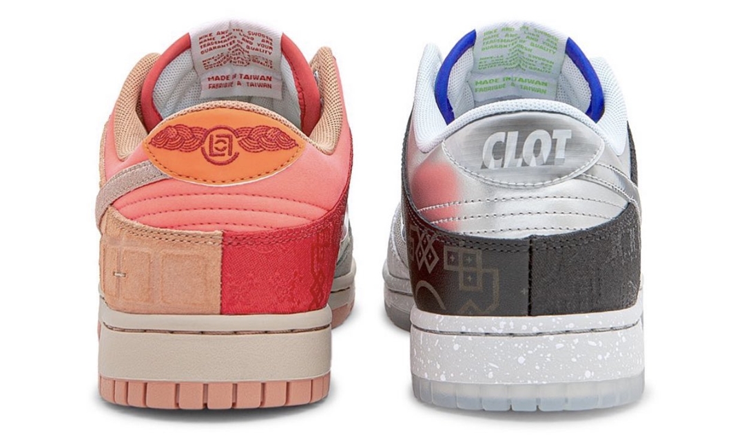 【国内 6/30、7/29、8/9 発売予定】CLOT × NIKE DUNK LOW SP “COLK/What The” (クロット ナイキ ダンク ロー SP “マルチ/フラックス”) [FN0316-999/FN0317-121]