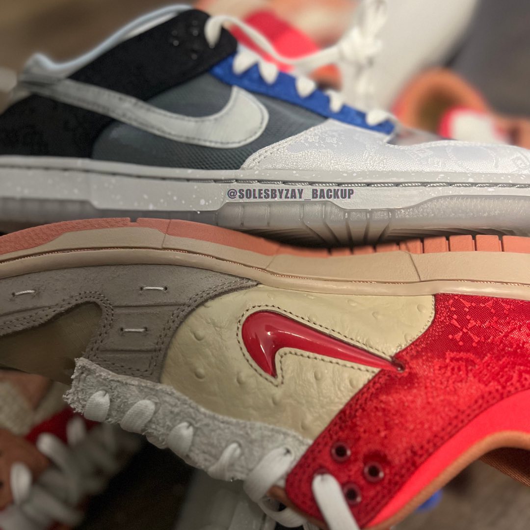 【国内 6/30、7/29、8/9 発売予定】CLOT × NIKE DUNK LOW SP “COLK/What The” (クロット ナイキ ダンク ロー SP “マルチ/フラックス”) [FN0316-999/FN0317-121]