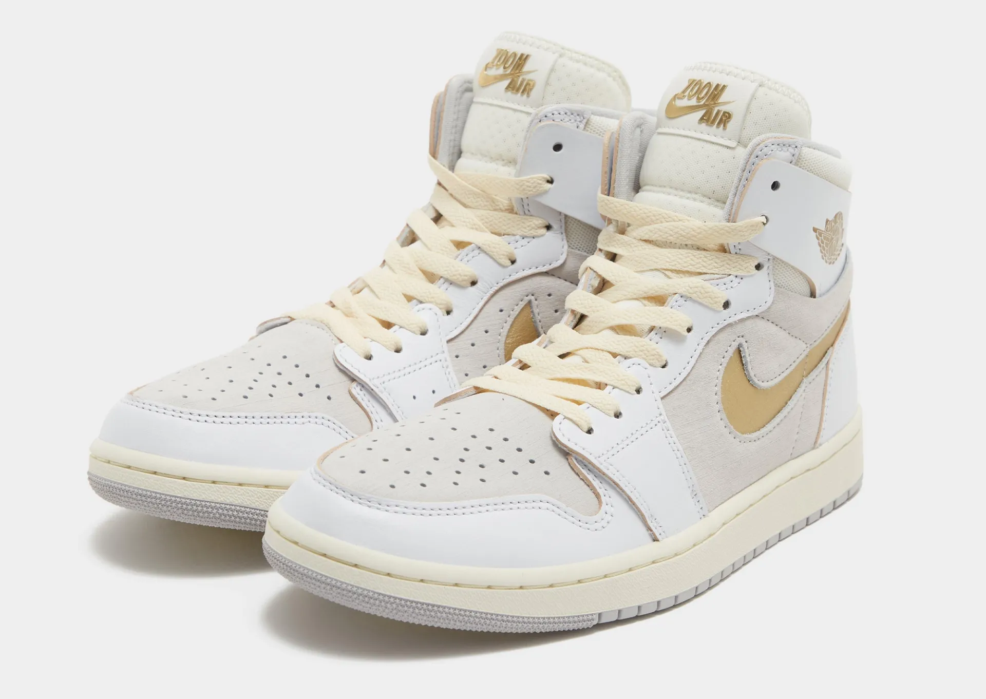 2023年 発売予定！ナイキ エア ジョーダン 1 ハイ ズーム 2 “ホワイト/ゴールド” (NIKE AIR JORDAN 1 HIGH ZOOM CMFT 2 “White/Gold”)