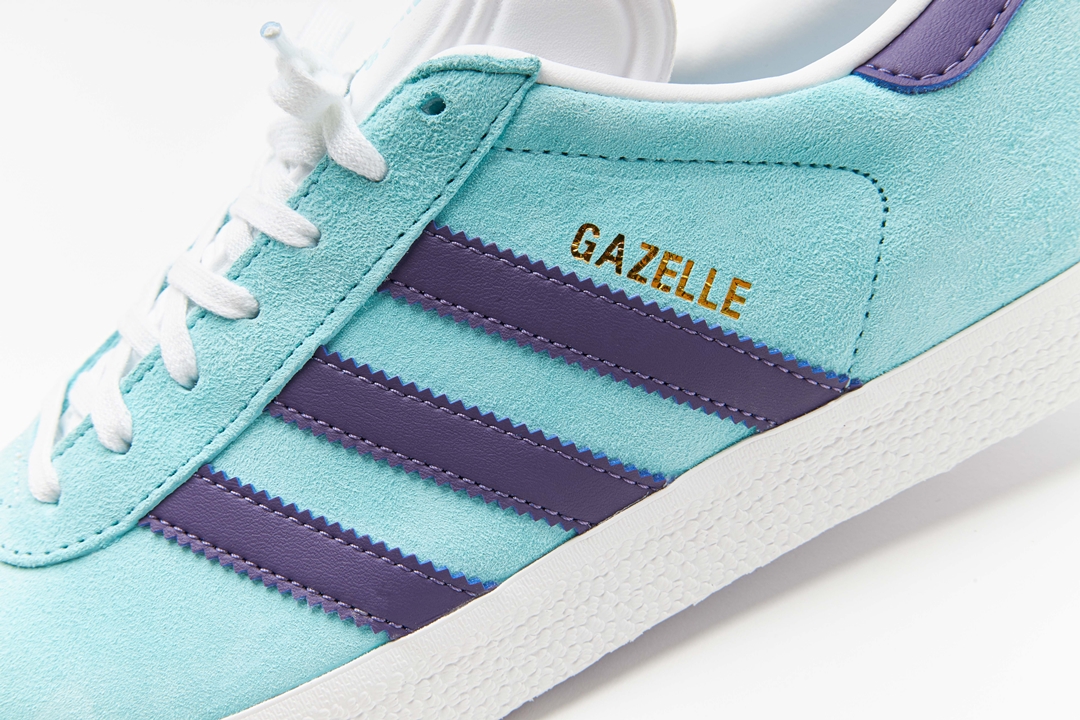 海外発売！adidas Originals GAZELLE “Aqua/Tech Purple” (アディダス オリジナルス ガゼル “アクア/テックパープル”) [IG0668]