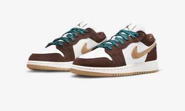 【国内 9/5 発売予定】ナイキ GS エア ジョーダン 1 ロー ”カカオワウ/ジオードティール” (NIKE GS AIR JORDAN 1 LOW “Cacao Wow/Geode Teal”) [FB2216-200]