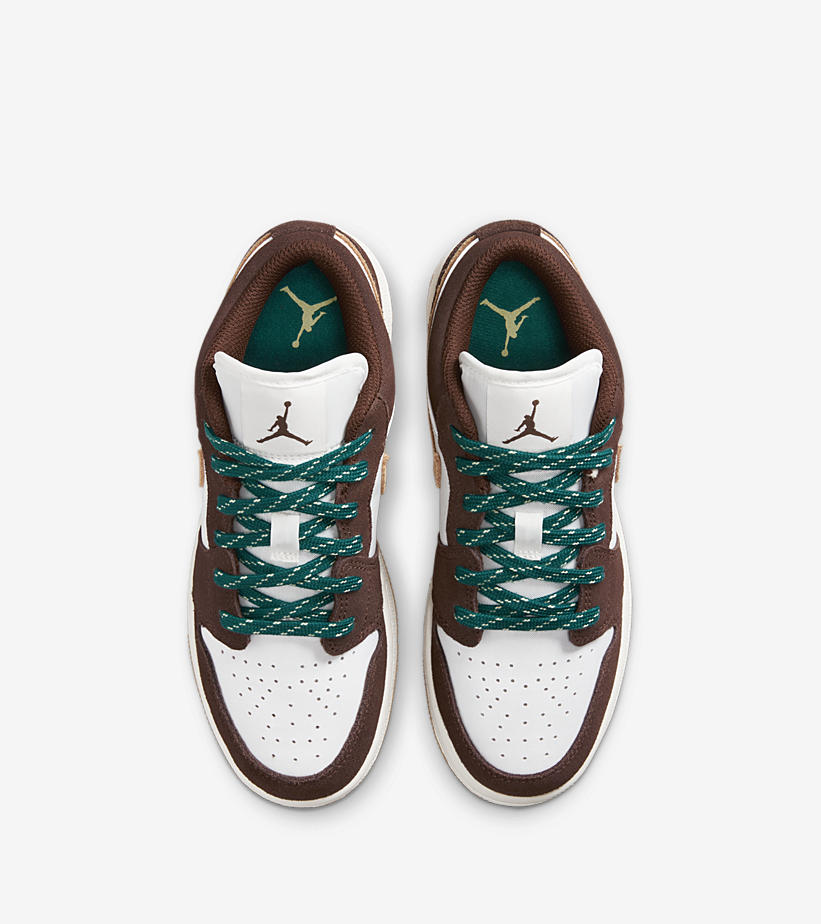 【国内 9/5 発売予定】ナイキ GS エア ジョーダン 1 ロー ”カカオワウ/ジオードティール” (NIKE GS AIR JORDAN 1 LOW “Cacao Wow/Geode Teal”) [FB2216-200]