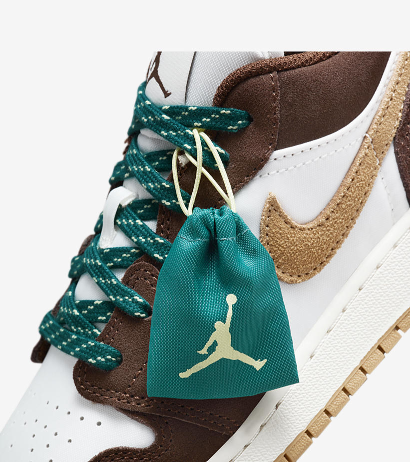 【国内 9/5 発売予定】ナイキ GS エア ジョーダン 1 ロー ”カカオワウ/ジオードティール” (NIKE GS AIR JORDAN 1 LOW “Cacao Wow/Geode Teal”) [FB2216-200]