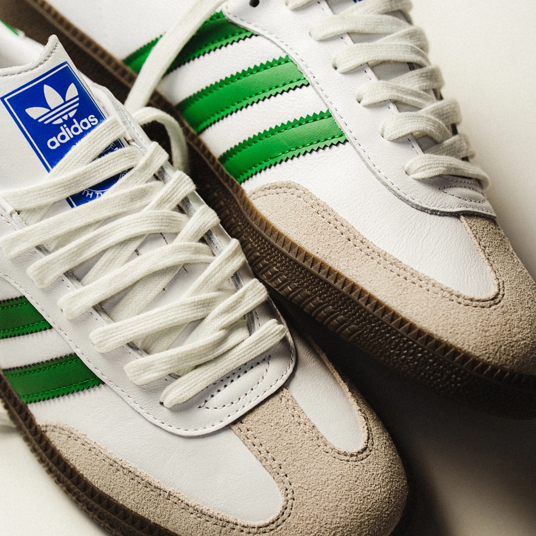 【国内 7/5 発売】アディダス オリジナルス サンバ OG “ホワイト/グリーン/レッド” (adidas Originals SAMBA OG “White/Green/Red”) [IG1024/IG1025]