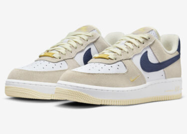 2023年 発売予定！ナイキ エア フォース 1 ロー “ホワイト/ネイビー/ゴールド” (NIKE AIR FORCE 1 LOW “White/Navy/Gold”) [FV6332-100]